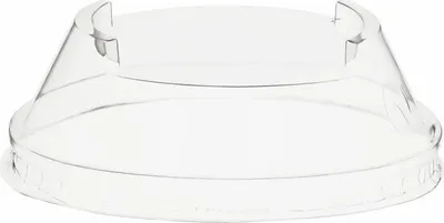 Produktbild von 100x  Domdeckel stapelbar für  Becher 300/400/500ml  Ø 96mm aus PLA