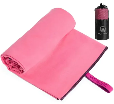 Imagen del producto de Toalla deportiva XL, de secado rápido, 110 x 175 cm, de microfibra, ideal para piscina y playa