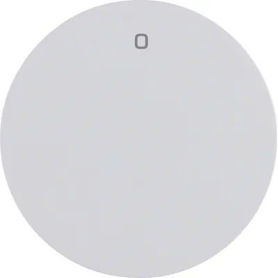 Produktbild von Berker 16222089 Wippe mit Aufdruck "0" polarweiß, glänzend Berker R.1/R.3