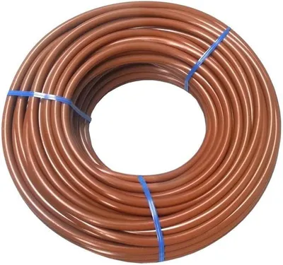 Image de Tuyau micro-flexible en PVC, 4 x 6 mm, 25 mètres, pour irrigation goutte à goutte