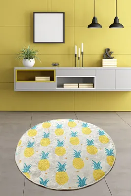 Produktbild von Mijolnir, Ananas- CHL1238, Bunt, Badematten, 700 gr/m², 100% Mikropolyamid