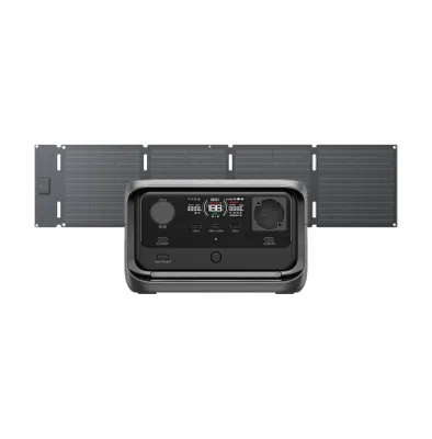 Produktbild von ECOFLOW RIVER 3 Plus Tragbare Powerstation & 60 W Solarpanel, 286 Wh LFP Batterie