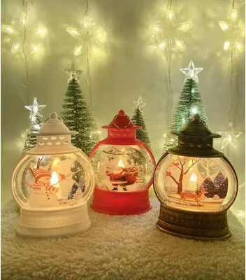 Zdjęcie produktu dla lampion okrągły+obrazek+ 1 świeczka 7126