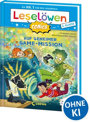 Produktbild von Leselöwen Comics 2. Klasse - Auf geheimer Game-Mission