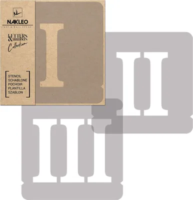 Produktbild von Zahlen Malschablonen Set 12 Stück, 14 cm Ziffern & Zeichen Römische Schriftart, Wiederverwendbare Kunststoff Stencil, DIY