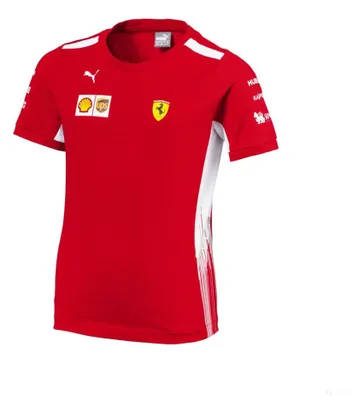 Produktbild von 2018, Rot, Ferrari Rundhals Kinder Team T-shirt 104