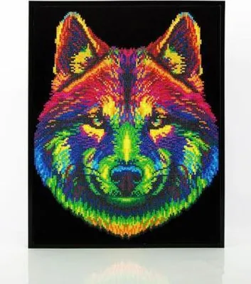 Obrázok produktu pre DIAMOND DOTZ - Diamantová maľba Neon Wolf