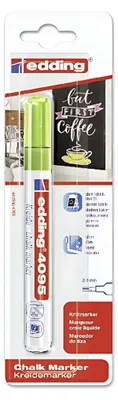 Immagine prodotto di edding 4095 Pennarello a gesso verde chiaro (1 blister)