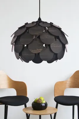 Image de Opviq, UAV009, lustre, CORPS EN MDF, noir, 67 x 40 x 40 cm