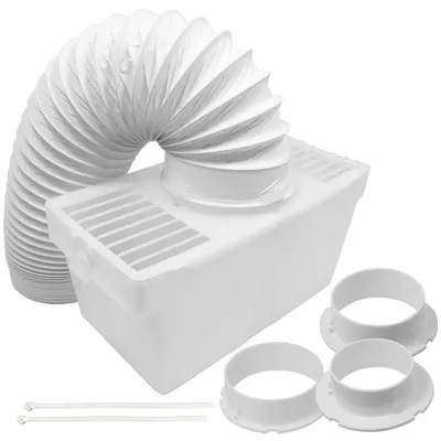 Kondensatorbox für Wäschetrockner, 1,2 m Schlauch, 3 Adapter