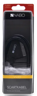 Zdjęcie produktu dla Nabo Scart Scart 1,5m schwarz