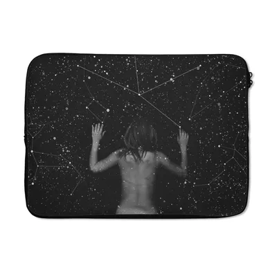 Produktbild von MuchoWow® Laptop Hülle 14 ZollKonstellationen über eine Frau Laptoptasche - Laptoptasche - Stoßsicher - Schutzhaube
