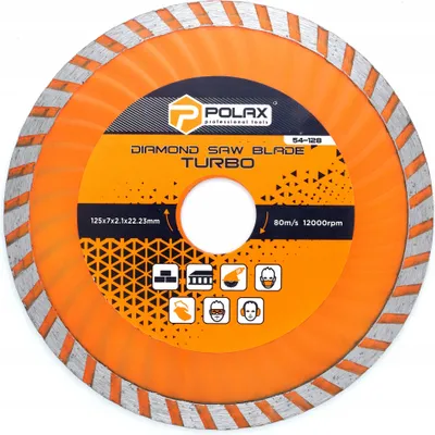 Zdjęcie produktu dla Tarcza diamentowa do betonu Turbo 125x7x2.1x22.23 Polax