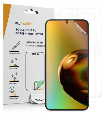 Produktbild von kwmobile 3x Displayschutzfolie kompatibel mit Samsung Galaxy S23 Plus Folie - klare Schutzfolien Set in transparent