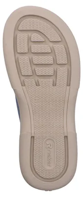 Produktbild von Rieker Damen Pantolette mit zwei Riemen und dekorativer Schnalle V3050, Größe:41 EU, Farbe:Blau