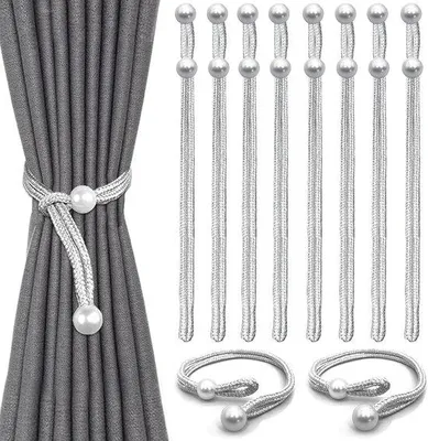 Produktbild von Famanu Vorhangbinder Hochwertiges Material - Grau