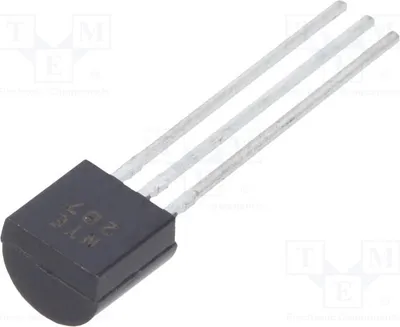 Produktbild von 1x Transistor: NPN TO92 NTE287 NPN THT-Transistoren bipolar 0,5A 300V 1,5W