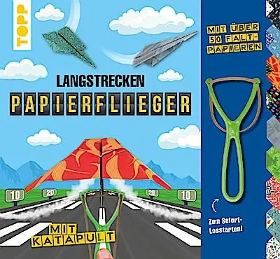 Immagine prodotto di Langstrecken-Papierflieger mit Katapult