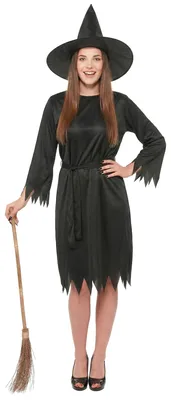 Produktbild von Halloween-Hexenkostüm für Damen schwarz Einheitsgröße (40)
