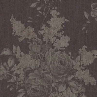 Produktbild von Casa Padrino Barock Textiltapete Grau / Braun 10,05 x 0,53 m - Wohnzimmer Deko Accessoires