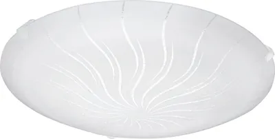 Produktbild von EGLO LED Deckenleuchte Margitta 1, Deckenlampe, Wohnzimmerlampe, Glas mit Granille-Kristallen, Schlafzimmerlampe, LED Flurlampe warmweiß, Ø 25 cm