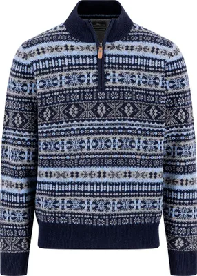 Produktbild von Fynch Hatton 1510365 Halbzippullover Blau M Herren Blau M