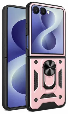 Produktbild von Techsuit – CamShield Series Hülle mit Kameraschutz für Samsung Galaxy Z Flip8 – roségold