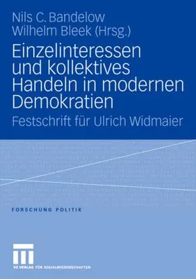 Obrázek produktu pro Einzelinteressen und kollektives Handeln in modernen Demokratien