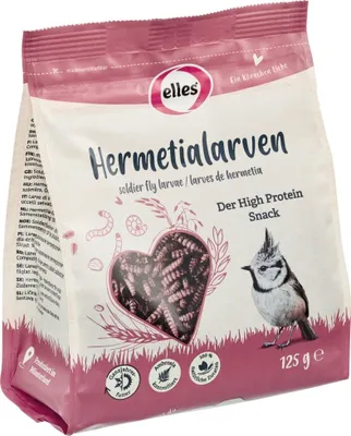 Produktbild von Elles Wildvogelfutter Hermetialarven 125 g