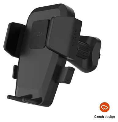 Image de Support voiture pour grille d'aération, Fixed Iconiq Lock, noir