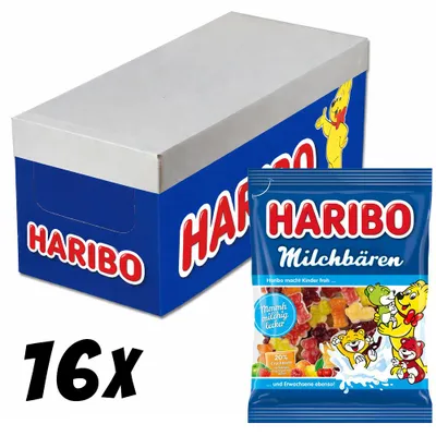 Produktbild von Haribo Milchbären 16 x 160g Vorratspack