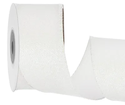 Glitzerdrahtband 4 cm x 5 Yard, funkelnd, für Deko & Geschenke