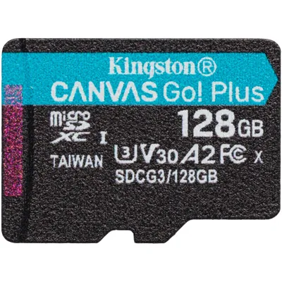 Immagine prodotto di Kingston Canvas Go! Plus - 128 GB - MicroSD - Classe 10 - UHS-I - 170 MB/s - 90 MB/s