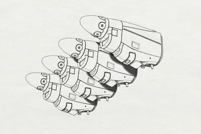 Produktbild von Brengun BRL48123 - 1/48 C-130J engine nacells (Italeri kit) - Neu