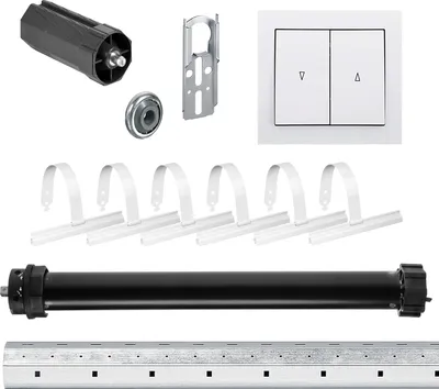 Produktbild von Komplett-Set | P5 20/15-60 inkl. Doppelwippe | 20Nm = Zugkraft bis 50Kg | 60mm Achtkant Welle |Wellenlänge 200 cm | Rolladenmotor, Rolladenantrieb