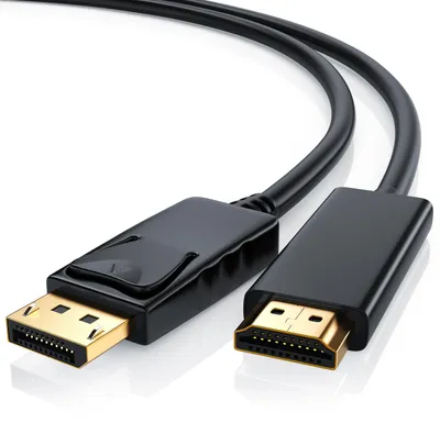 Immagine prodotto di Cavo audio e video CSL DisplayPort-HDMI, cavo monitor DP con trasmissione audio - 5 m