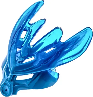 Produktbild von 1x Lego Bionicle Figur Maske dunkel azur blau transparent blau Kanohi 19149pb01