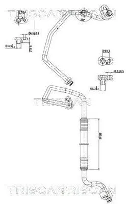 Produktbild von TRISCAN Hochdruckleitung und Niederdruckleitung Klimaanlage Hochdruckleitung 9010 29027 für VW TIGUAN (AD1)