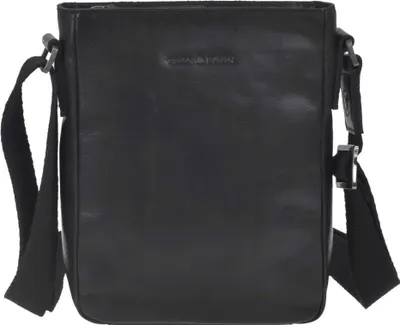 Produktbild von Greenburry Pure Black Umhängetasche Leder schwarz 1103-20