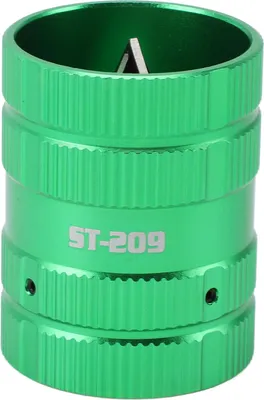 Image de Alésoir pour tubes en métal avec 4 lames en acier inoxydable Alésoir pour tubes intérieurs et extérieurs Outil de chanfreinage pour tubes en cuivre et en PVC