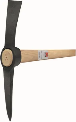 Image de IDEAL 300-11501 Croix-hache avec manche, 1,5 kg, noir/naturel
