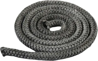 Imagen del producto de Cuerda protectora contra altas temperaturas, resistente hasta 550°C, de 2,5 metros de longitud y 10 mm de diámetro, para chimeneas y puertas de estufas