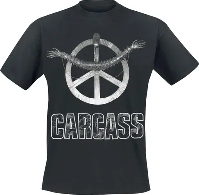 Produktbild von Carcass T-Shirt Herren Heartwork schwarz S