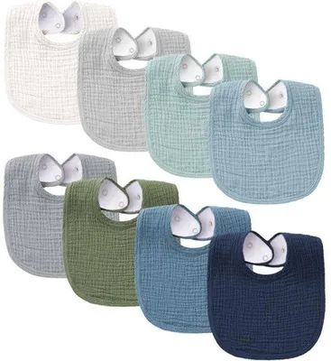 Produktbild von Set aus 8 loslösbaren Baby-Schalen, wasserdichte Baby-Schalen mit Schnallen, weiche Baby-Schalen
