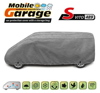 Produktbild von Hochwertige Kegel-Abdeckung für VITO‑Serie Mobile Garage S489, 500 × 180 cm
