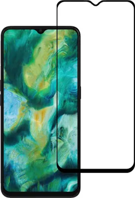 Produktbild von Smartphonica Displayschutzfolie geeignet für Oppo Find X2 Lite - Full Cover Tempered Glass - Gehärtetes Glas geeignet für Oppo Find X2 Lite
