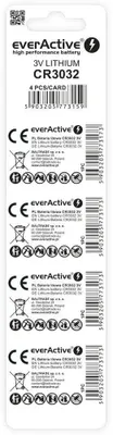Obrázek produktu pro everActive LITHIUM MINI BATTERIES CR3032 4 PCS.