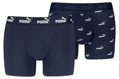 Produktbild von PUMA Elements Men Logo Print Boxers 2P