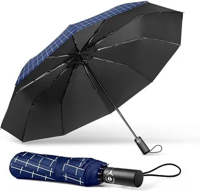 Productafbeelding van Famanu paraplu, inklapbaar - Automatisch openen en sluiten - Winddicht - Diameter 115 cm