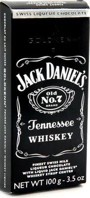 Productafbeelding van Jack Daniels Tennessee Whiskey likeur, chocolade (10 x 100 gram)